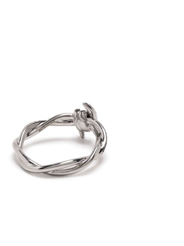 Browns Stephen Webster 18K White Gold Forget Me Knot Diamond Ring | Browns Fine Rings