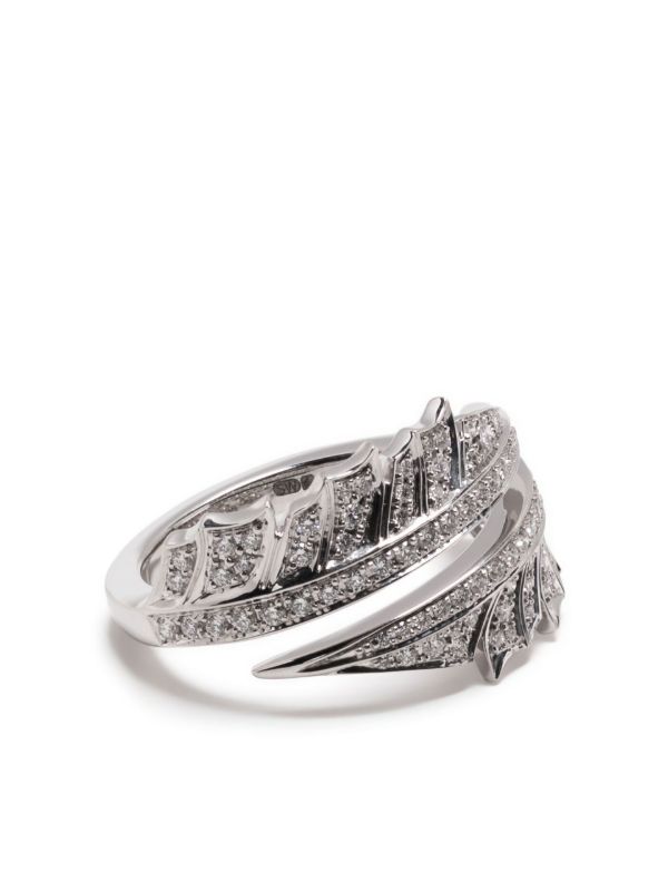 browns Stephen Webster 18K white gold Split ring | Browns Fine Rings