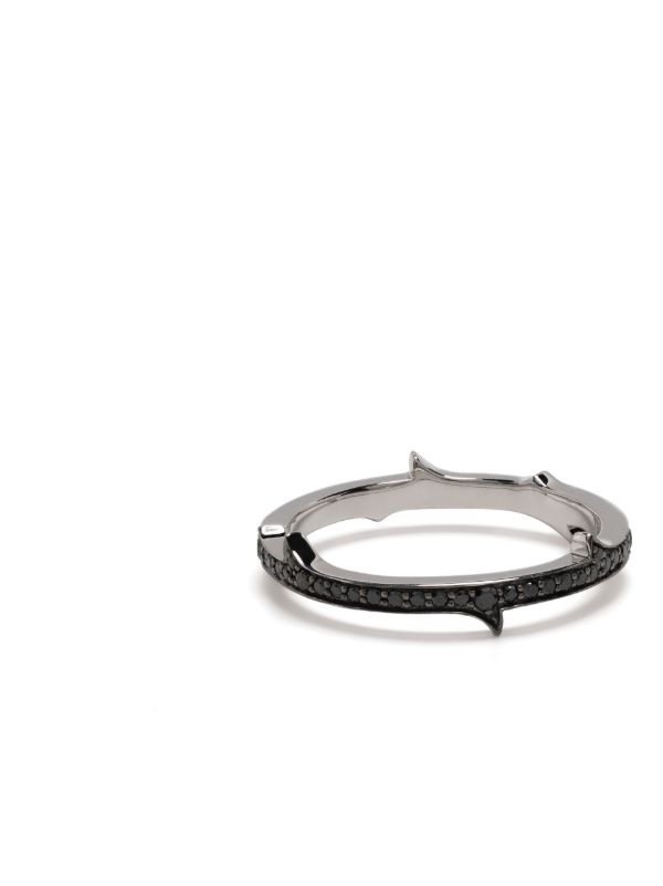 Browns Stephen Webster 18K White Gold Thorn Stem Diamond Ring | Browns Fine Rings
