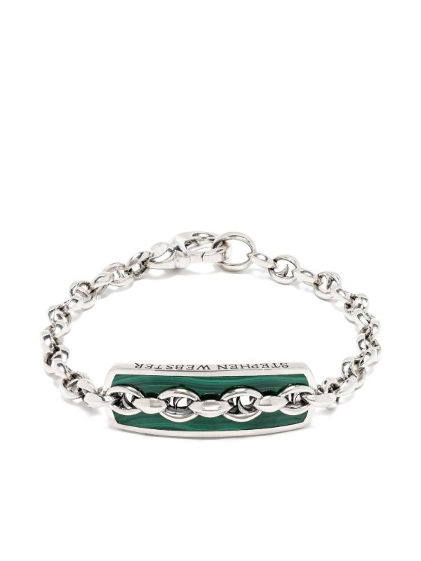 browns Stephen Webster Sterling Silver Inline Razer Chain Bracelet | Browns Bracelets