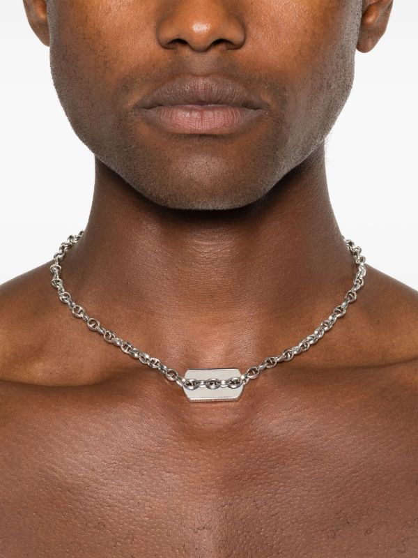 Browns Stephen Webster Sterling Silver Inline Razer Tag Necklace | Browns Necklaces