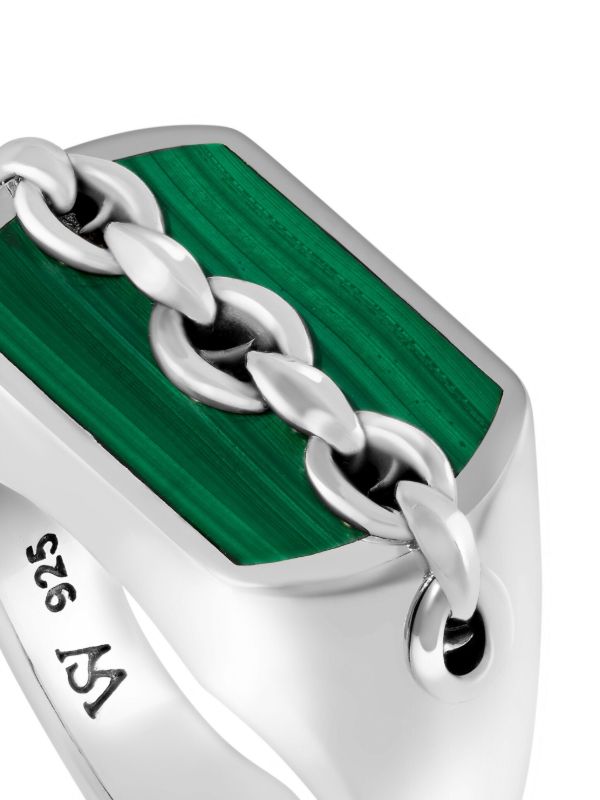 Browns Stephen Webster Sterling Silver Inline Signet Ring | Browns Rings