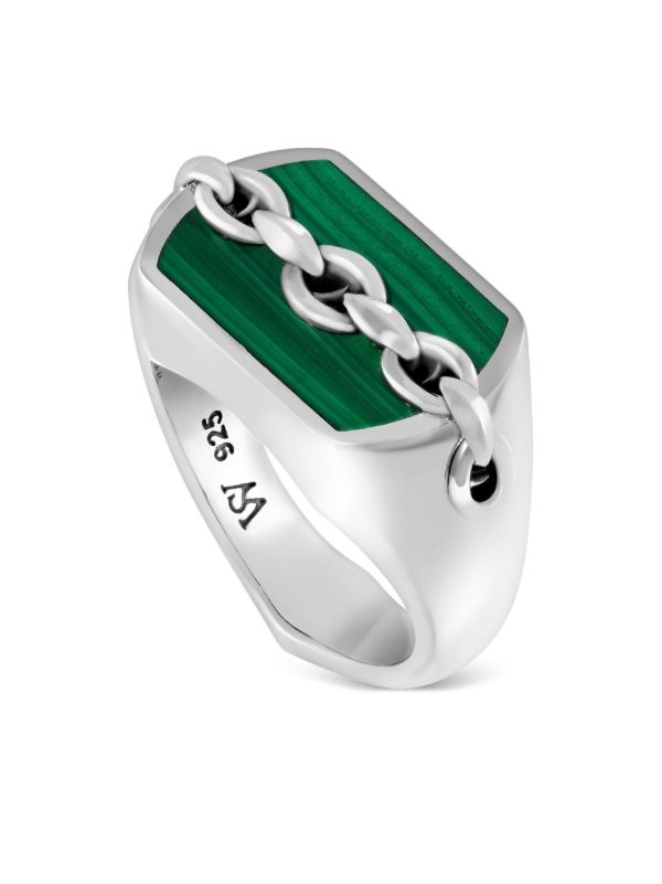 browns Stephen Webster Sterling Silver Inline Signet Ring | Browns Rings
