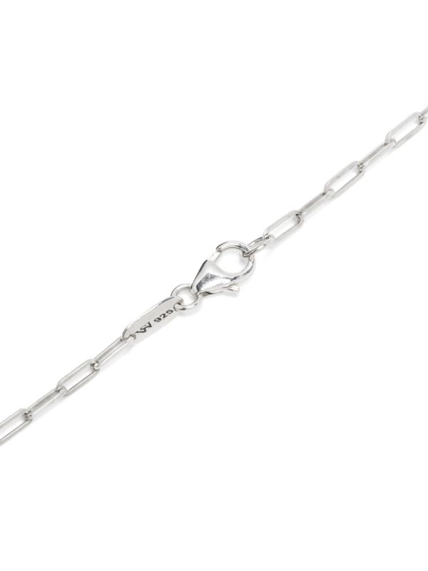 Browns Stephen Webster Sterling Silver New Cross Black Diamond Necklace | Browns Necklaces