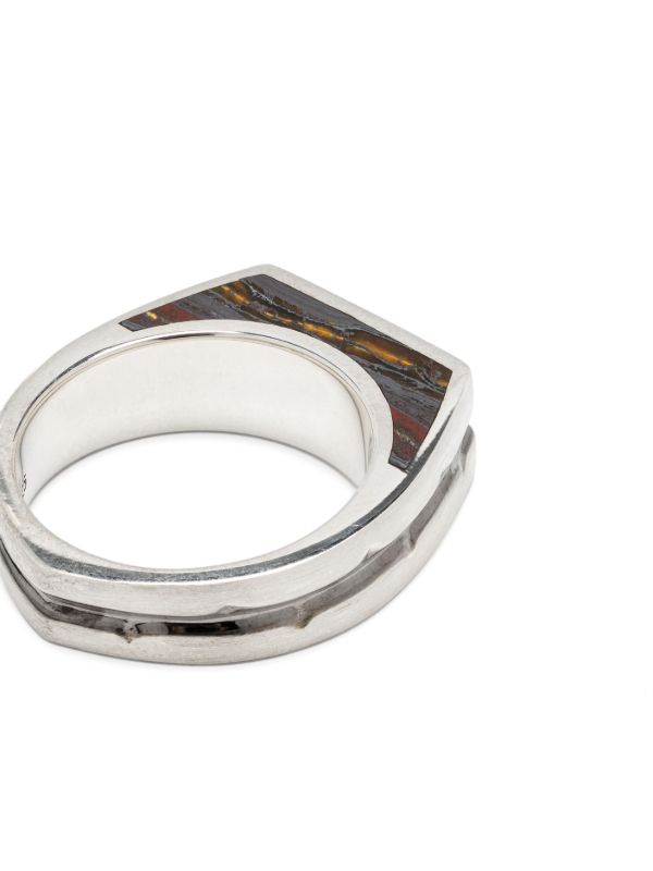 Browns Stephen Webster Sterling Silver Thorn Addiction Malachite Ring | Browns Rings