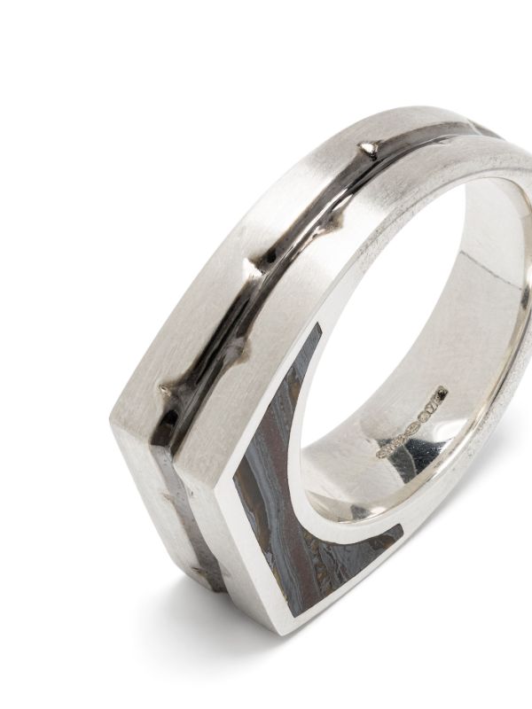 Browns Stephen Webster Sterling Silver Thorn Addiction Malachite Ring | Browns Rings