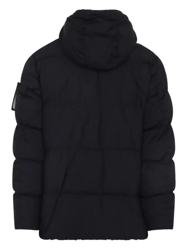 Browns Stone Island Compass-appliqué Padded Jacket | Browns Down Jackets