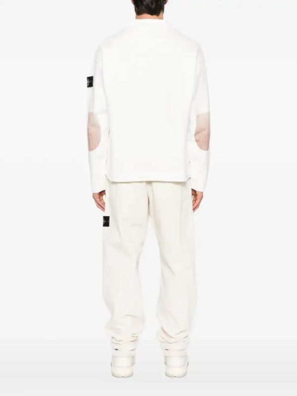 Browns Stone Island Compass-badge Cotton Sweater | Browns Sweatshirts
