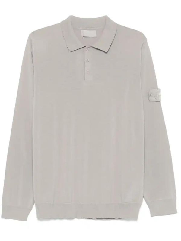 browns Stone Island Compass-badge polo shirt | Browns Polo Shirts
