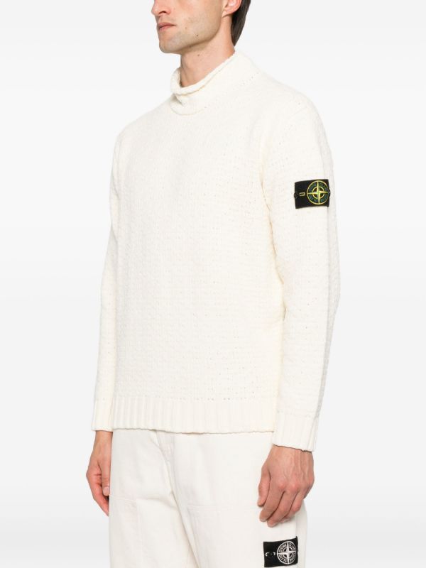 Browns Stone Island Compass-badge Sweater | Browns Knitted Sweaters