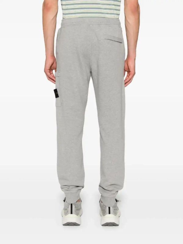Browns Stone Island Compass-badge Tapered Trousers | Browns Sweatpants