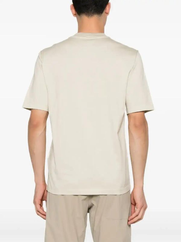 Browns Stone Island Compass-embroidered T-shirt | Browns T-Shirts