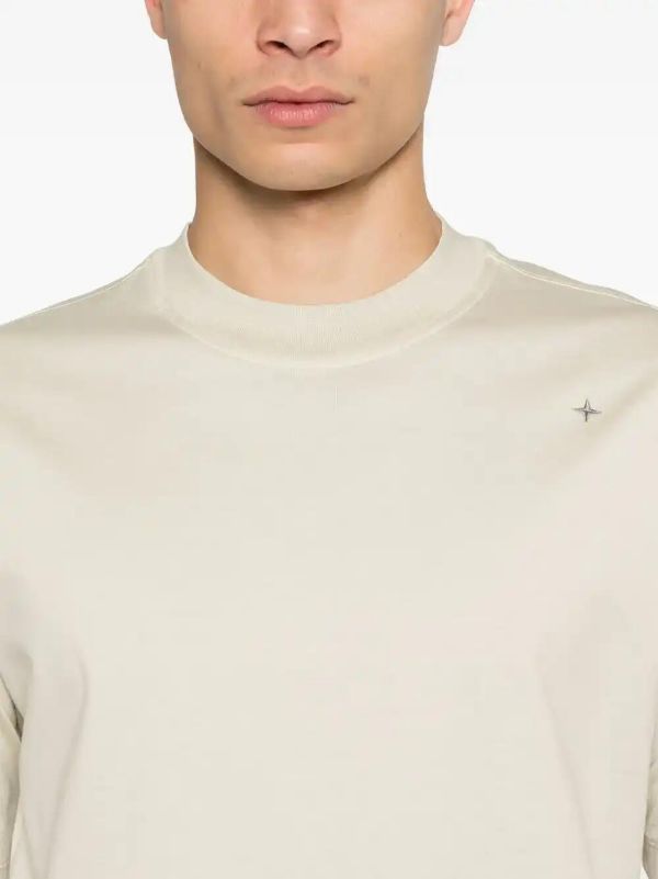 Browns Stone Island Compass-embroidered T-shirt | Browns T-Shirts