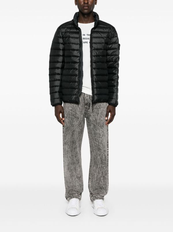 Browns Stone Island Compass-logo Padded Jacket | Browns Down Jackets