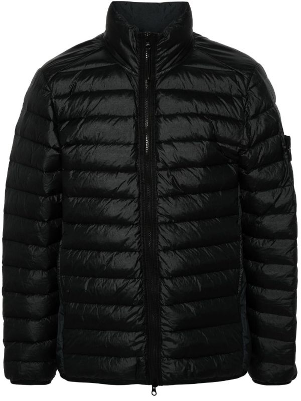 browns Stone Island Compass-logo padded jacket | Browns Down Jackets