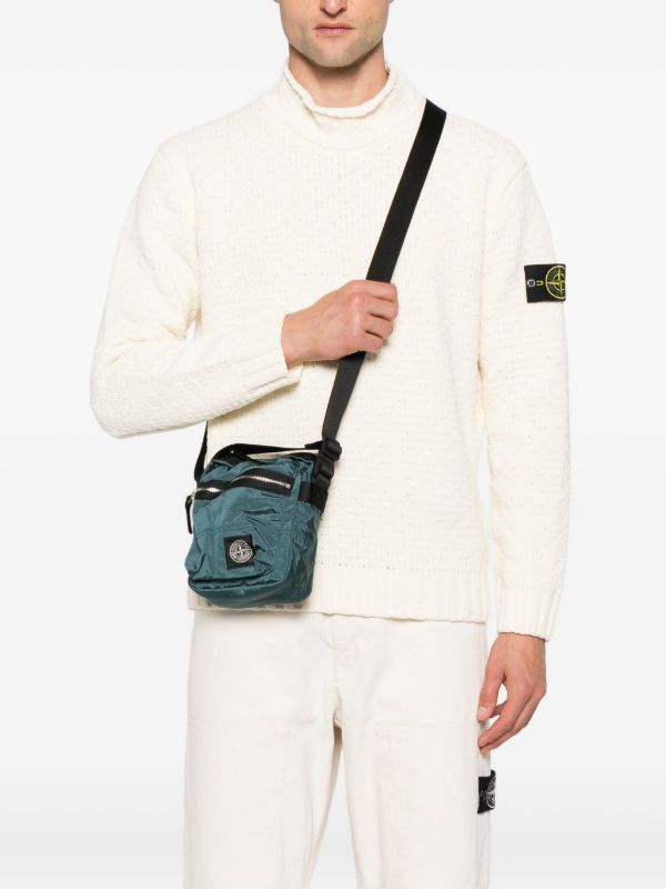 Browns Stone Island Compass-patch Messenger Bag | Browns Messenger Bags