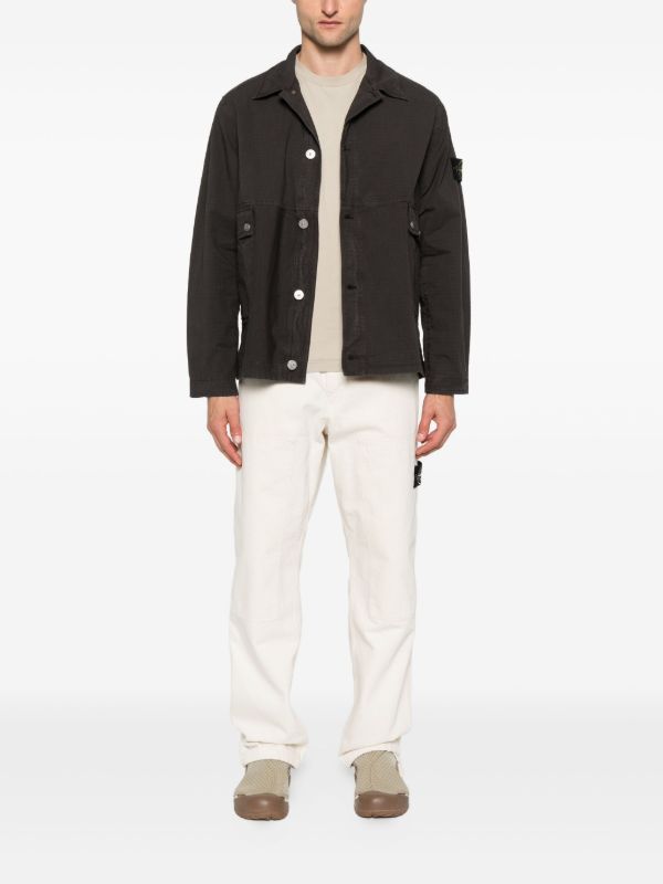 Browns Stone Island Compass-patch T-shirt | Browns T-Shirts