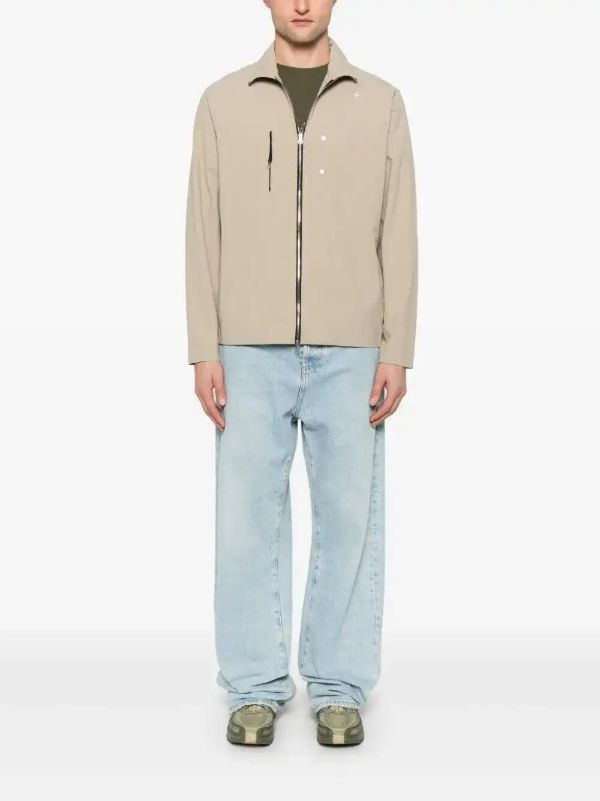 Browns Stone Island Embroidered Jacket | Browns Lightweight Jackets