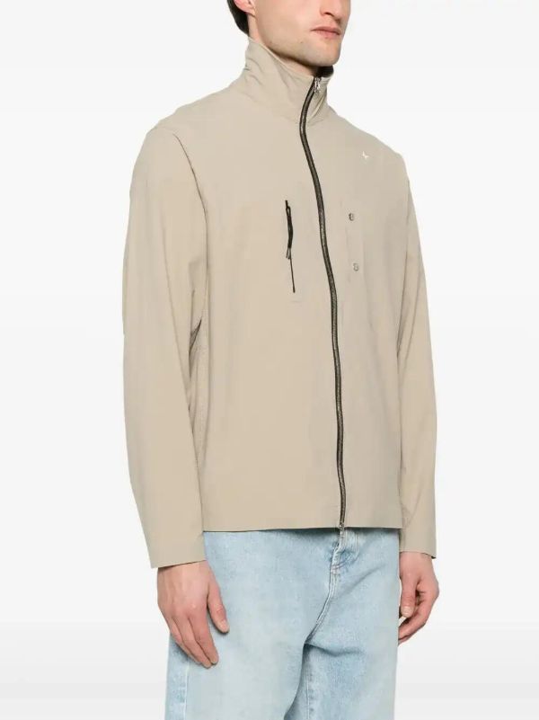 Browns Stone Island Embroidered Jacket | Browns Lightweight Jackets