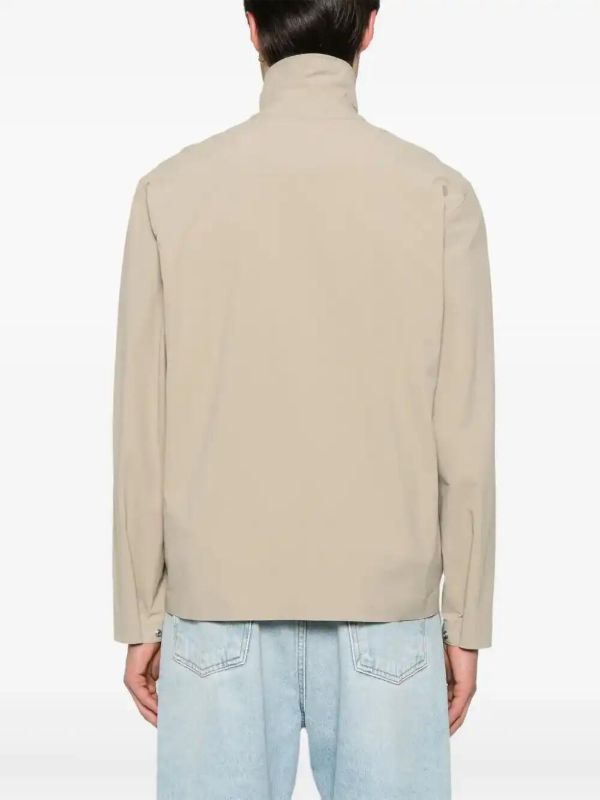 Browns Stone Island Embroidered Jacket | Browns Lightweight Jackets