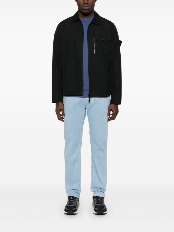 Browns Stone Island Ghost Compass Jacket | Browns Lightweight Jackets