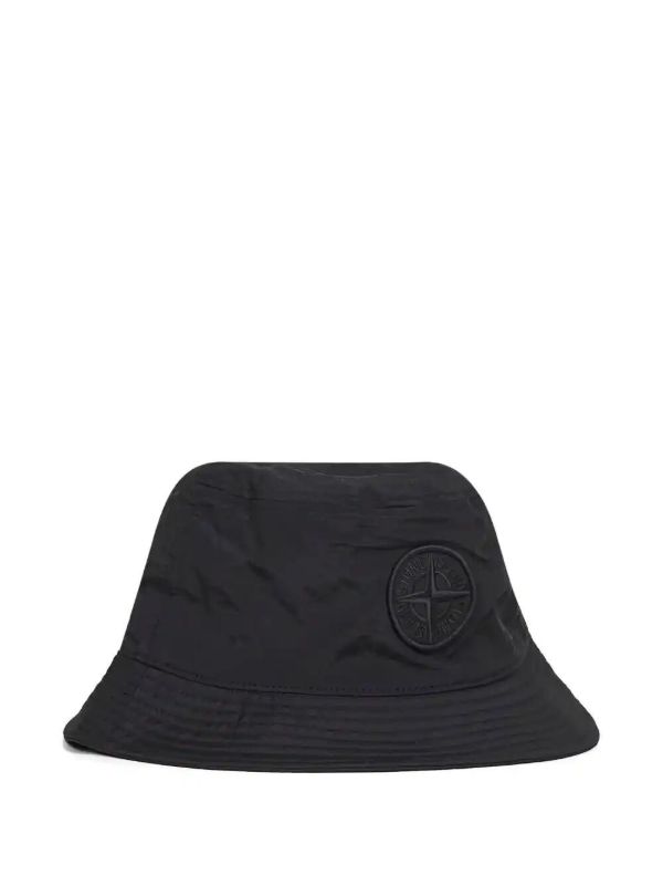 Browns Stone Island Logo-embroidered Bucket Hat | Browns Hats