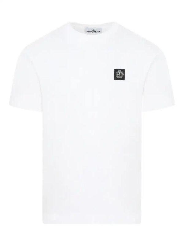 browns Stone Island logo-patch T-shirt | Browns T-Shirts