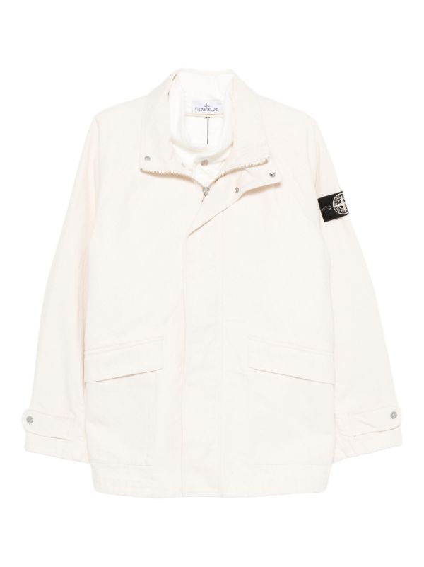 browns Stone Island patch-pocket zip-front jacket | Browns Lightweight Jackets