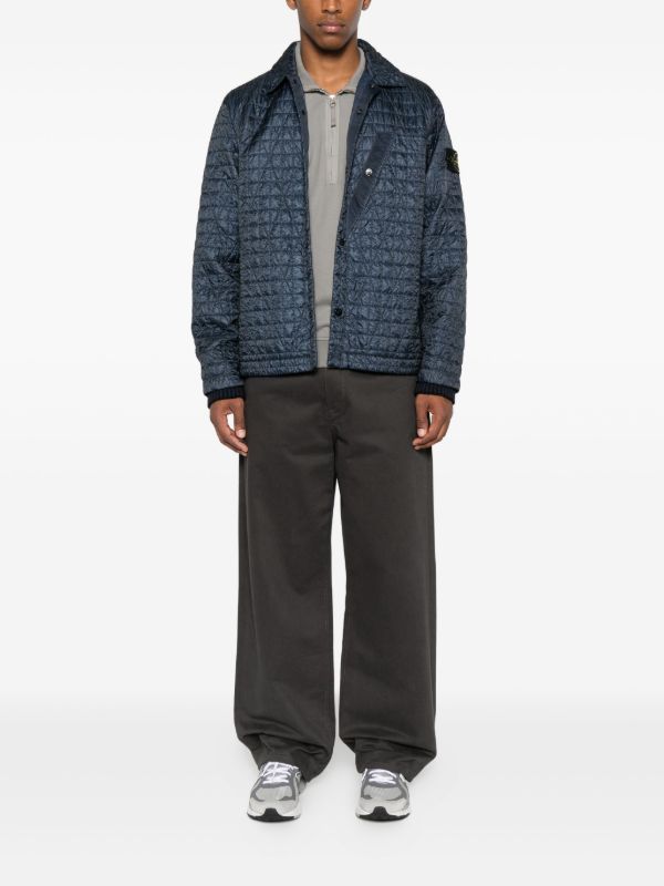 Browns Stone Island Quilted Panelled Jacket | Browns Down Jackets