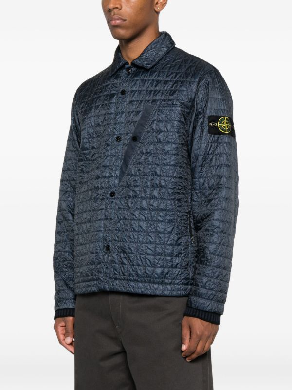 Browns Stone Island Quilted Panelled Jacket | Browns Down Jackets