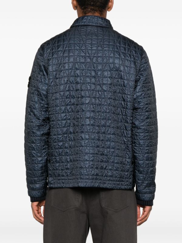 Browns Stone Island Quilted Panelled Jacket | Browns Down Jackets