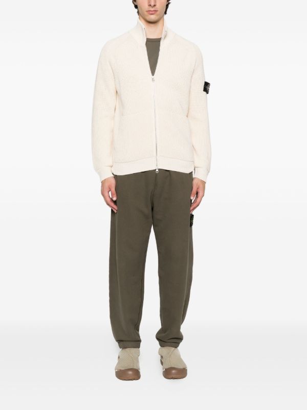 Browns Stone Island Raw Beauty Zip-up Cardigan | Browns Cardigans