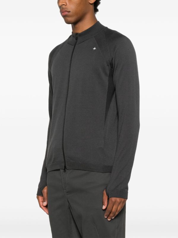 Browns Stone Island Ribbed Cardigan | Browns Cardigans