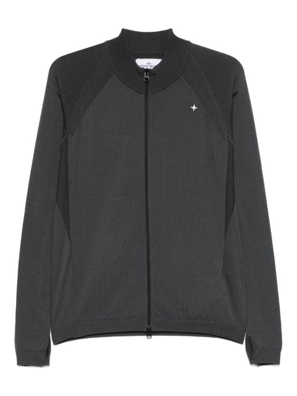 browns Stone Island ribbed cardigan | Browns Cardigans