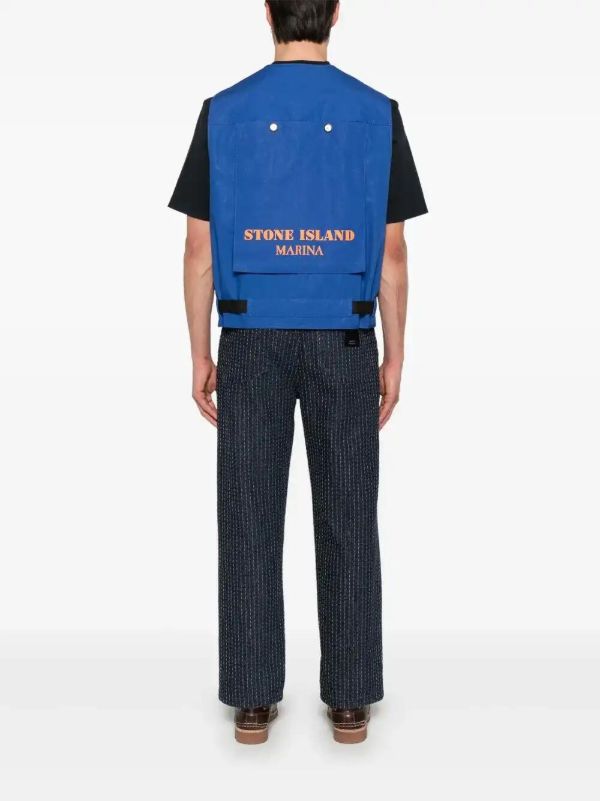 Browns Stone Island S.I. Marina Vest | Browns Waistcoats & Gilets