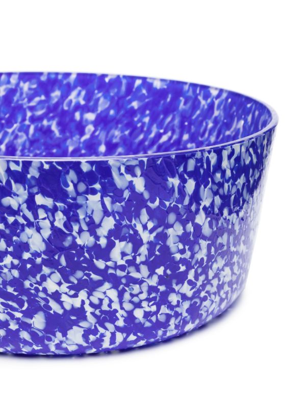 Browns Stories Of Italy Blue Macchia Large Glass Bowl | Browns Plates & Bowls