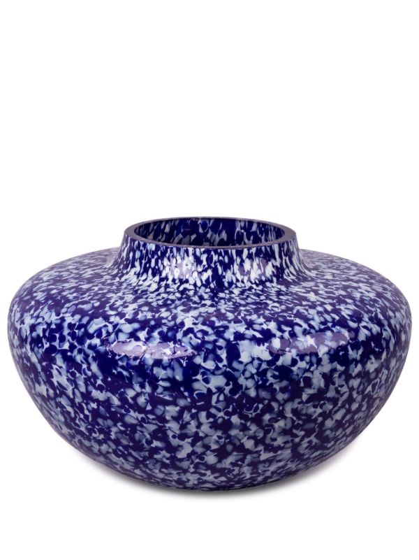 browns Stories of Italy blue Olla macchia glass vase | Browns Vases