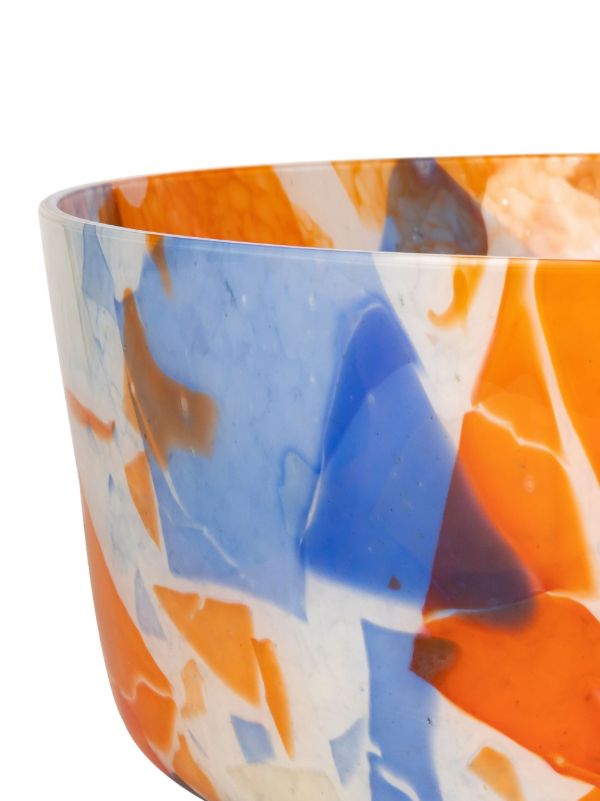 Browns Stories Of Italy Orange Summer Glass Bowl | Browns Vases