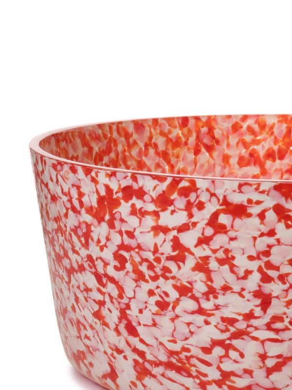 Browns Stories Of Italy Red Macchia Large Glass Bowl | Browns Plates & Bowls