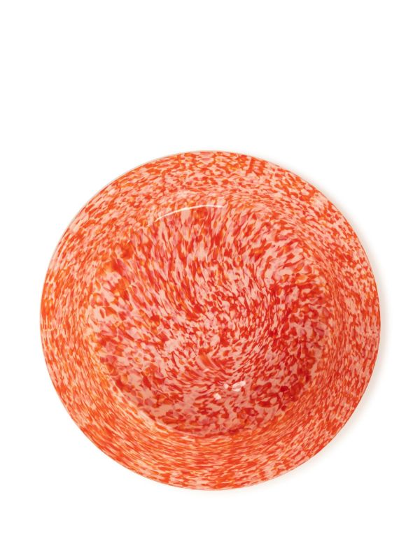 Browns Stories Of Italy Red Macchia Large Glass Bowl | Browns Plates & Bowls