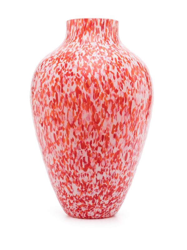 Browns Stories Of Italy Red Machia Olla Glass Vase | Browns Vases
