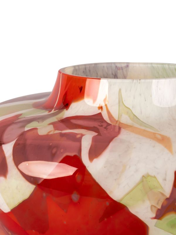 Browns Stories Of Italy Red Spring Nougat Glass Vase | Browns Vases