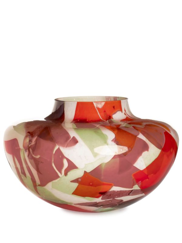 browns Stories of Italy red spring nougat glass vase | Browns Vases
