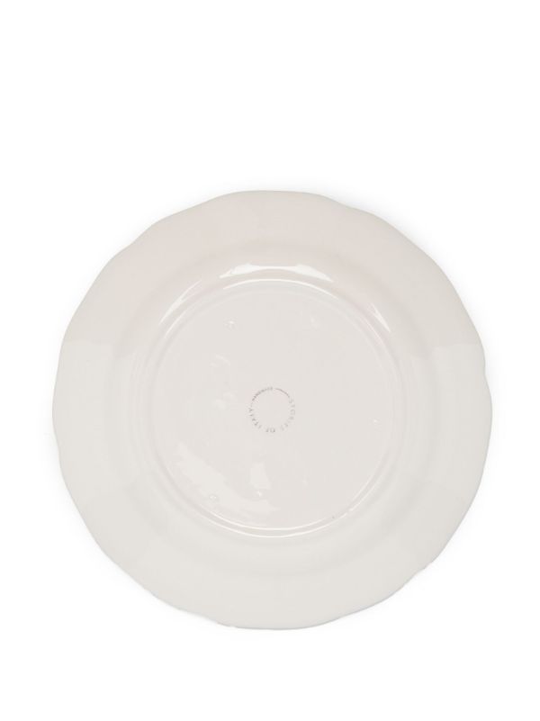 Browns Stories Of Italy White Arcimboldo Dessert Plates Set Of Six | Browns Decorative Objects