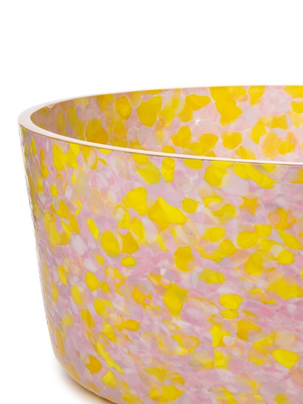 Browns Stories Of Italy Yellow Macchia Large Glass Bowl | Browns Plates & Bowls