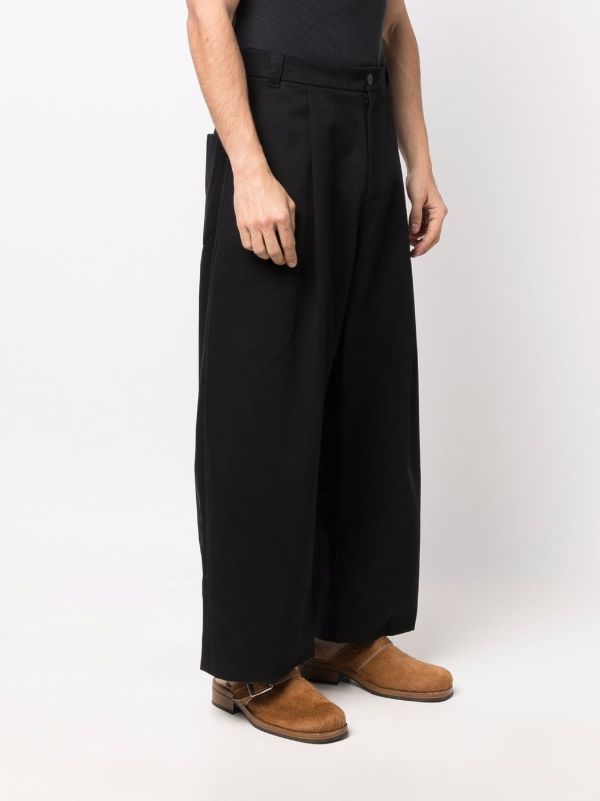 Browns Studio Nicholson Black Wide-leg Trousers | Browns Wide-Leg Jeans