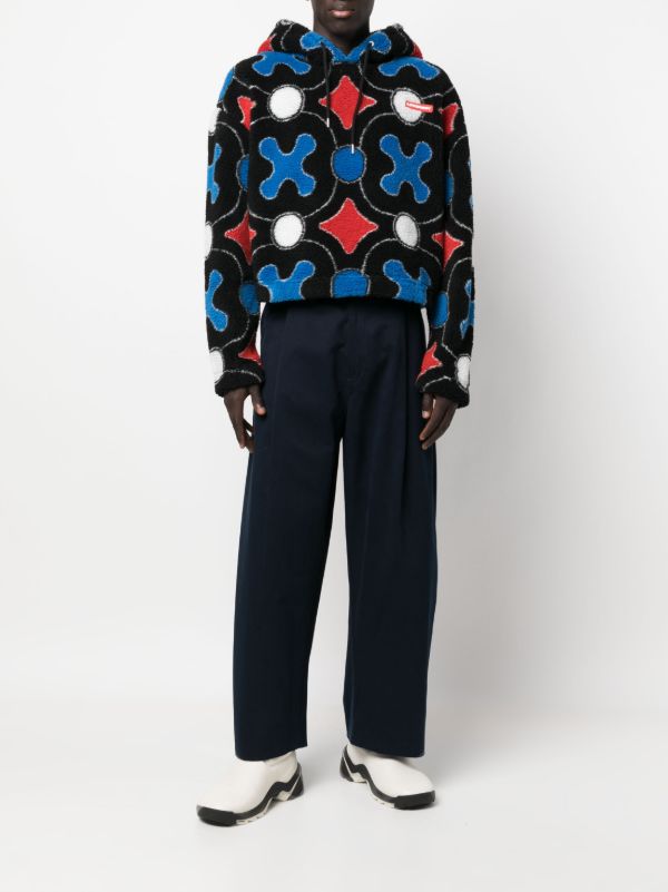 Browns Studio Nicholson Blue Acuna Cotton Wide-leg Trousers | Browns Wide Leg Pants