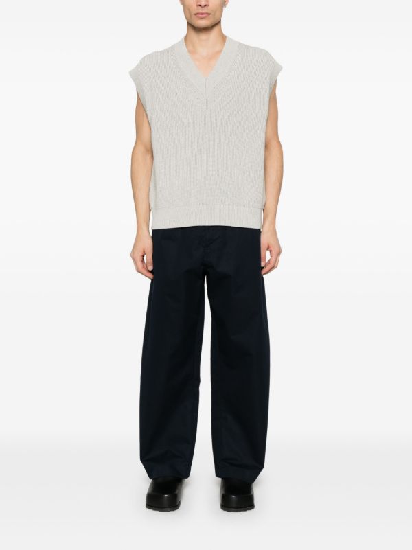 Browns Studio Nicholson Blue Wide-Leg Trousers | Browns Wide Leg Pants