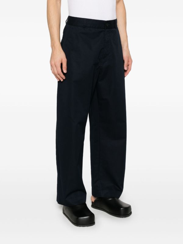 Browns Studio Nicholson Blue Wide-Leg Trousers | Browns Wide Leg Pants