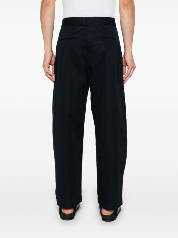 Browns Studio Nicholson Blue Wide-Leg Trousers | Browns Wide Leg Pants